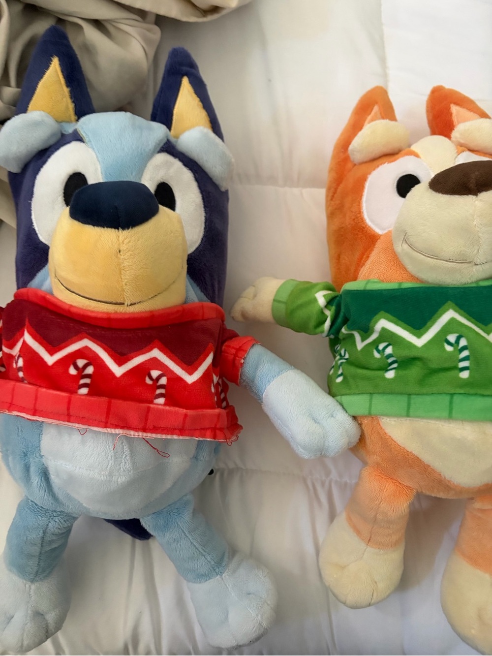 Bluey Plush Toy with Red Sweater - Kids Toy